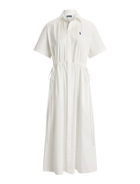 Polo Ralph Lauren - 80/2 Mw Ctn Pw-Wvn-Dresses - Ilga suknelė - Balta