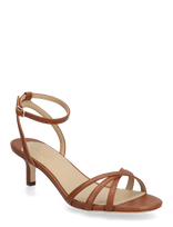 Lauren Ralph Lauren - Nappa Leather-Kendyl Kttn-Sn-Hes - Sandalai su kulniukais - Ruda