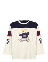 Polo Ralph Lauren - 20/1S Even Jsy-Knt-T-Shirt - Marškinėliai ilgomis rankovėmis - Kreminė spalva