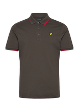 Lyle & Scott - Tipped Polo Shirt - Marškinėliai trumpomis rankovėmis - Chaki spalva