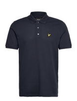Lyle & Scott - Popcorn Jacquard Polo Shirt - Megzti polo marškinėliai trumpomis rankovėmis - Tamsiai mėlyna