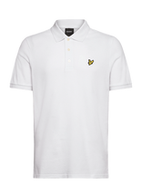 Lyle & Scott - Popcorn Jacquard Polo Shirt - Megzti polo marškinėliai trumpomis rankovėmis - Balta