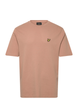Lyle & Scott - Popcorn Jacquard T-Shirt - Marškinėliai trumpomis rankovėmis - Smėlio