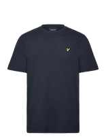 Lyle & Scott - Popcorn Jacquard T-Shirt - Marškinėliai trumpomis rankovėmis - Tamsiai mėlyna