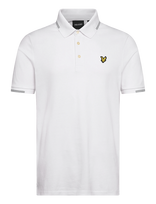 Lyle & Scott - Fine Tipped Polo Shirt - Marškinėliai trumpomis rankovėmis - Balta