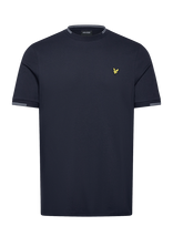 Lyle & Scott - Fine Tipped T-Shirt - Marškinėliai trumpomis rankovėmis - Tamsiai mėlyna