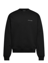 Lyle & Scott - Script Heavyweight Loopback Crew Neck Sweatshirt - Megztinis - Juoda