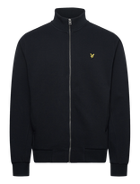 Lyle & Scott - Pique Zip Through Sweatshirt - Megztinis - Juoda