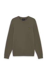 Lyle & Scott - Crew Neck Sweatshirt - Megztinis - Chaki spalva