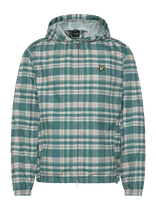 Lyle & Scott - Tartan Hooded Zip Through Jacket - Lengva striukė - Žalia