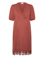 Mamalicious - Mlalisa Tess Abk 24 Jrs Dress 2F - Iki kelių ir midi suknelės - Raudona