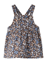 Name It - Nbftrine Twi Aop Bibskirt 5507-Td - Kūdikių suknelė be rankovių - Ruda