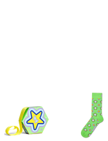 Happy Socks - 1-Pack Superstar Sock Gift Set - Įprastos kojinės - Žalia