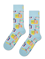 Happy Socks - Sardine Tin Sock - Įprastos kojinės - Mėlyna