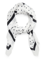 Gina Tricot - Satin Scarf - Lengvas šalikas - Balta