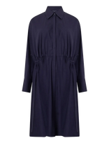 French Connection - Rhodes Poplin Shirt Dress - Marškininė suknelė - Tamsiai mėlyna