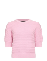 French Connection - Lily Mozart Short Slv Jumper - Megztinis - Rožinė