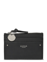 Ulrika - Zippered Rfid Cardholder - Kortelių dėklas - Juoda