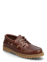 Bianco - Biagreg Boat Shoe Pull Up Leather 2.0 - Mokasinai - Ruda