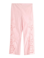 Lindex - Cropped Trousers - Kapri kelnės - Rožinė