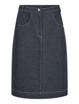 MOS MOSH - Mmazure Jaxx Skirt - Džinsinis sijonas - Tamsiai mėlyna