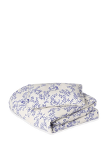 Garbo&Friends - Muslin Bed Set Junior, 100X140/ 40X45 Cm, Blueberry - Patalynės komplektas - Mėlyna