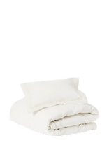 Garbo&Friends - Ladder Lace Bed Set Junior, 100X140/ 40X60 Cm, Pearl - Patalynės komplektas - Kreminė spalva