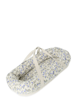 Garbo&Friends - Satin Baby Nest, 43X87X16 Cm, Dainty - Kūdikių lizdelis - Mėlyna