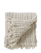 Garbo&Friends - Mellow Blanket S, 110X110 Cm, Lin - Kūdikių antklodė - Kreminė spalva