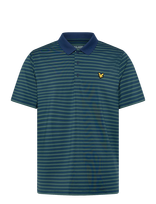 Lyle & Scott Sport - Golf Striped Polo - Sportiniai trumparankoviai polo marškinėliai - Tamsiai mėlyna