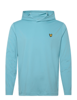 Lyle & Scott Sport - Golf Core Midlayer Hoodie - Sportinis džemperis su gobtuvu - Mėlyna