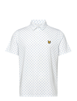 Lyle & Scott Sport - Golf Cross Print  Polo - Sportiniai trumparankoviai polo marškinėliai - Balta