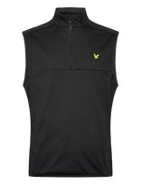 Lyle & Scott Sport - Golf Half Zip Windjammer Gilet - Sportinė liemenė - Juoda