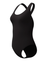 Speedo - Solid Scoop Neck Swimsuit - Sportinis maudymosi kostiumėlis - Juoda