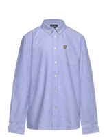 Lyle & Scott - Oxford Shirt - Ilgarankoviai marškiniai - Mėlyna
