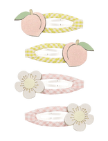 Mimi & Lula - 4 Clic Clacs - Blossom Peaches And Cream - Plaukų segtukas - Marga / raštuota