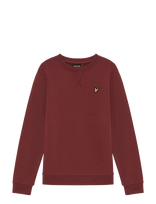 Lyle & Scott - Crew Neck Sweatshirt - Megztinis - Burgundiška splava