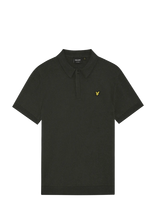 Lyle & Scott - Ss Knitted Polo Shirt - Trumparankoviai polo marškinėliai - Chaki spalva