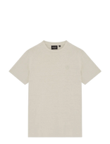 Lyle & Scott - Linen Blend T-Shirt - Marškinėliai trumpomis rankovėmis - Smėlio