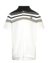 Lyle & Scott - Engineered Stripe Polo Shirt - Trumparankoviai polo marškinėliai - Marga / raštuota