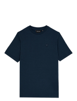 Lyle & Scott - Linen Blend T-Shirt - Marškinėliai trumpomis rankovėmis - Tamsiai mėlyna