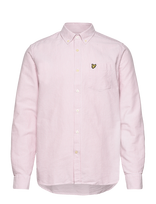 Lyle & Scott - Stripe Oxford Shirt - Laisvalaikio marškiniai - Rožinė