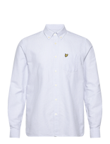 Lyle & Scott - Stripe Oxford Shirt - Laisvalaikio marškiniai - Mėlyna