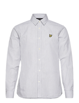 Lyle & Scott - Twin Stripe Shirt - Laisvalaikio marškiniai - Balta