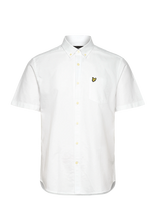 Lyle & Scott - Short Sleeve Oxford Shirt - Marškiniai trumpomis rankovėmis - Balta