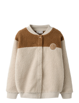 Name It - Nknballas Ls Nreg Teddy Card - Flisinė striukė - Pilka