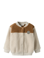 Name It - Nmmballas Ls Nreg Teddy Card - Flisinė striukė - Kreminė spalva
