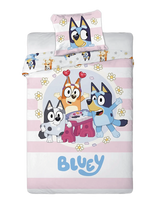 Bluey - Bed Linen Bluey 032 - 100X140, 40X45 Cm - Patalynės komplektas - Balta