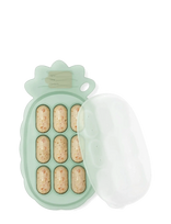 Haakaa - Haakaa Pineapple Silicone Nibble Tray - Pea Green - Kūdikių maisto indelis - Žalia