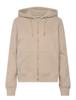 Superdry - Essential Logo Ziphood Hb - Džemperis - Smėlio
